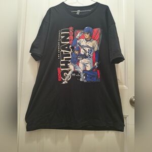 🔥⚾ Shohei Ohtani Anime Art T-Shirt – LA Dodgers "Shotime" #17 – 500 Level x MLB